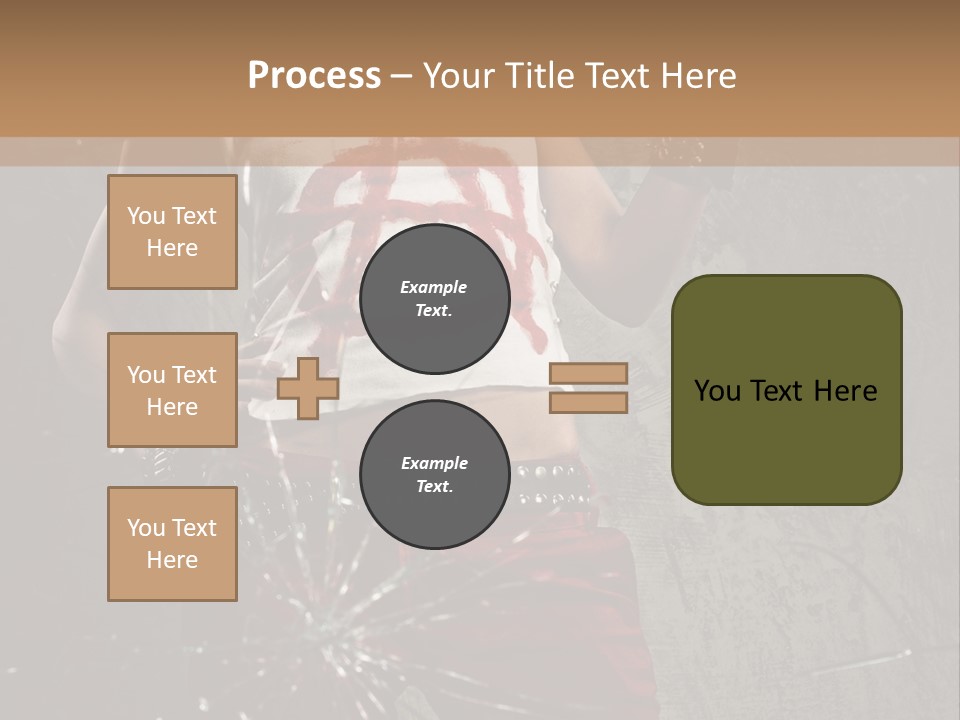 Make Up Haircut Danger PowerPoint Template