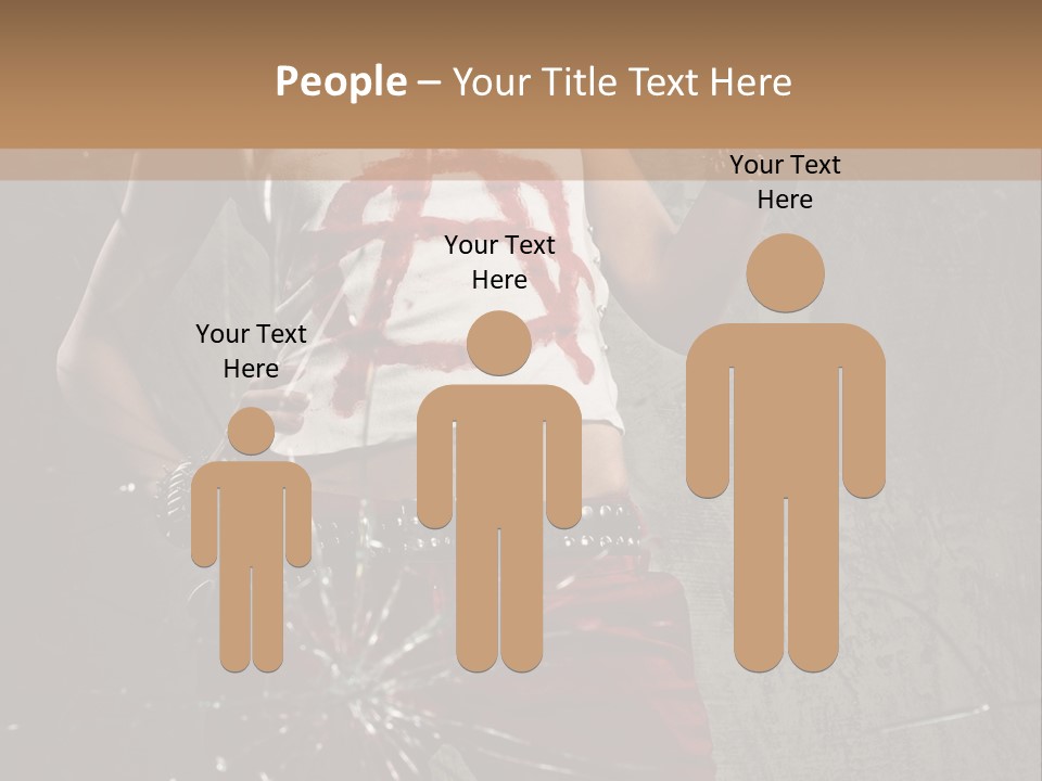 Make Up Haircut Danger PowerPoint Template