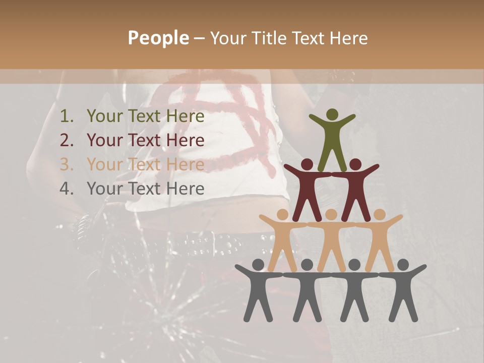 Make Up Haircut Danger PowerPoint Template