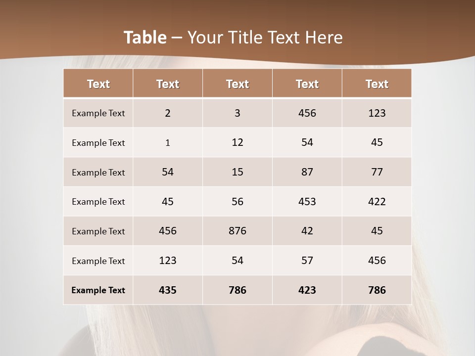 Sensuality Beauty  PowerPoint Template