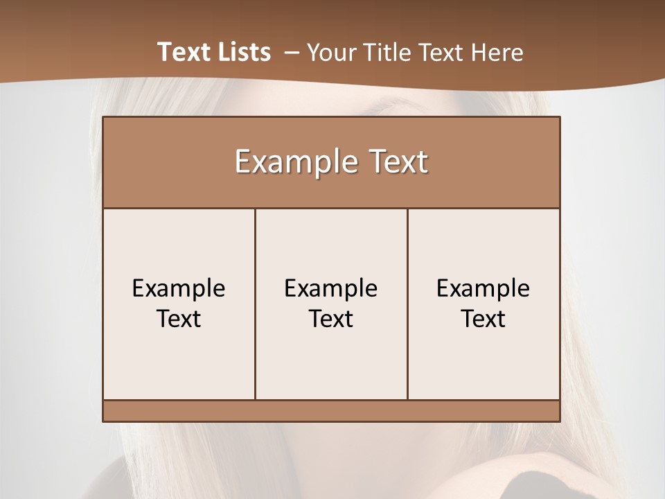 Sensuality Beauty  PowerPoint Template