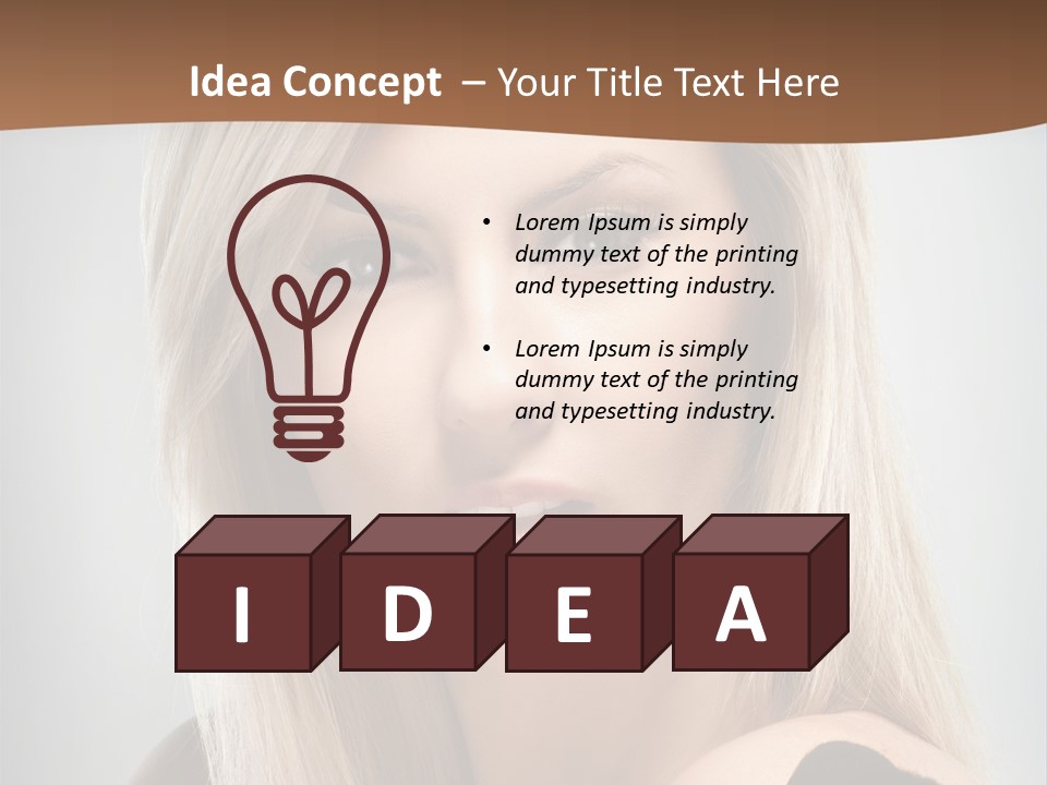 Sensuality Beauty  PowerPoint Template