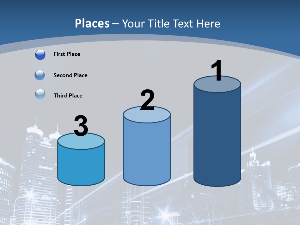 Road Landmark Speed PowerPoint Template