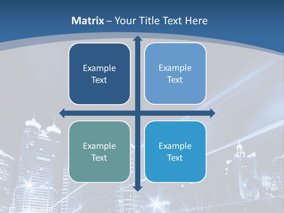 Road Landmark Speed PowerPoint Template