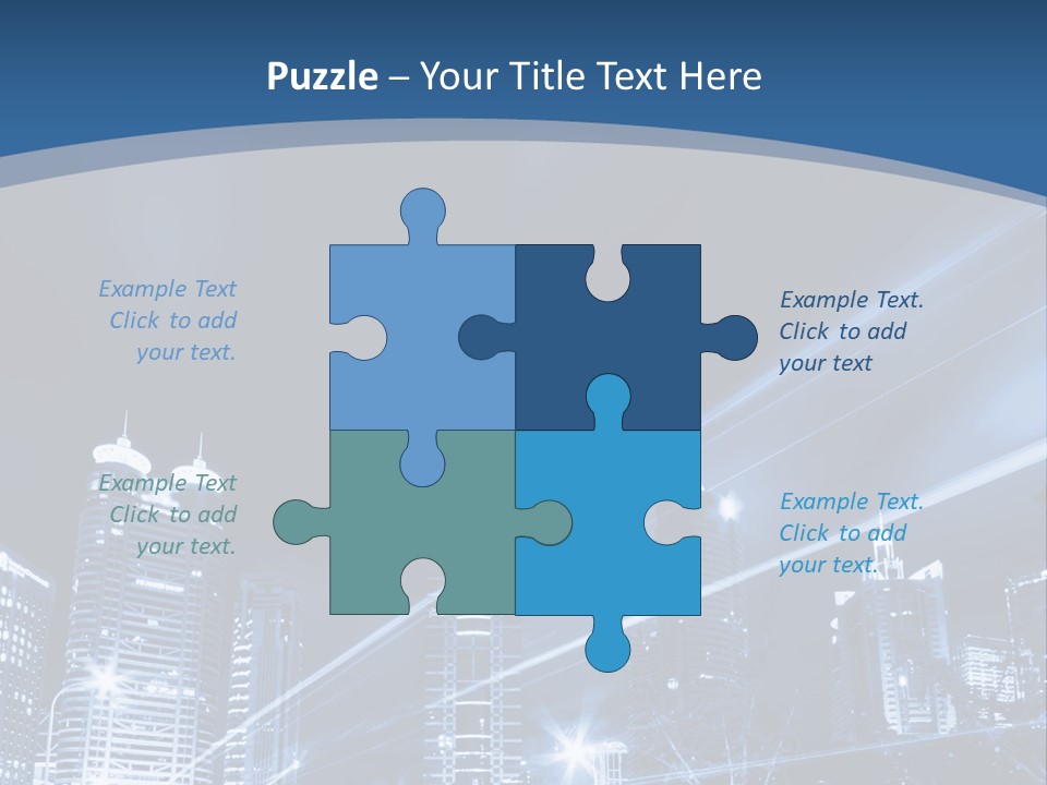 Road Landmark Speed PowerPoint Template