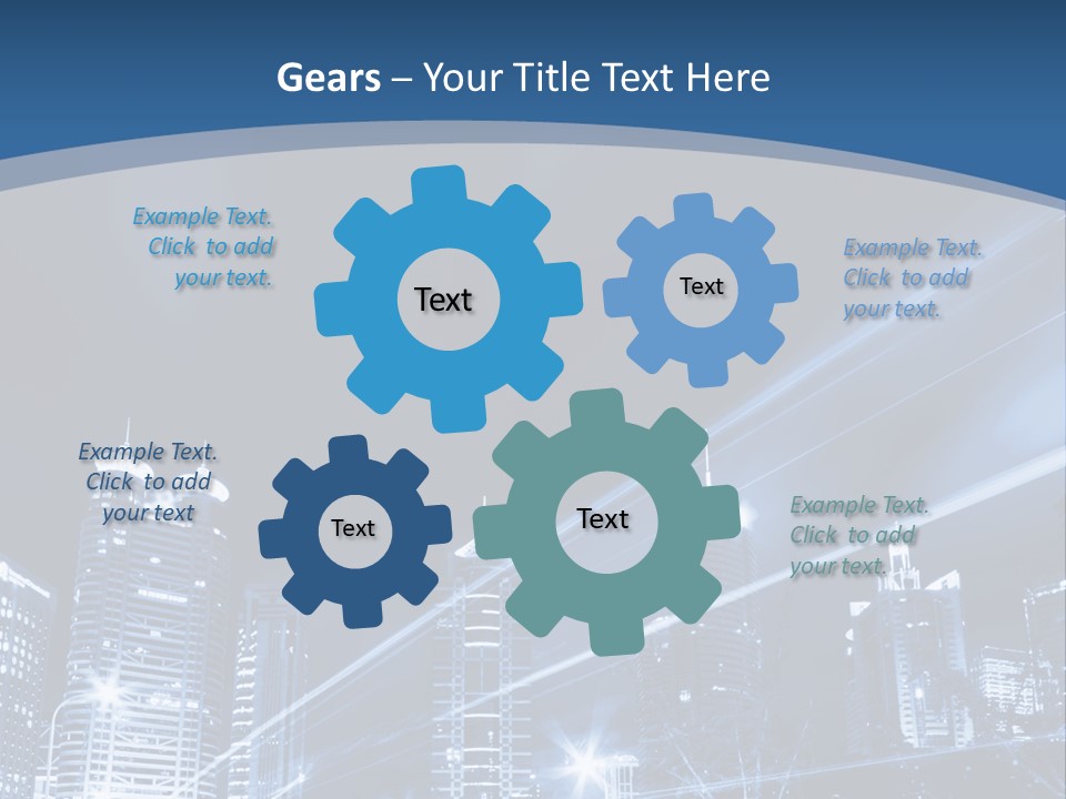 Road Landmark Speed PowerPoint Template