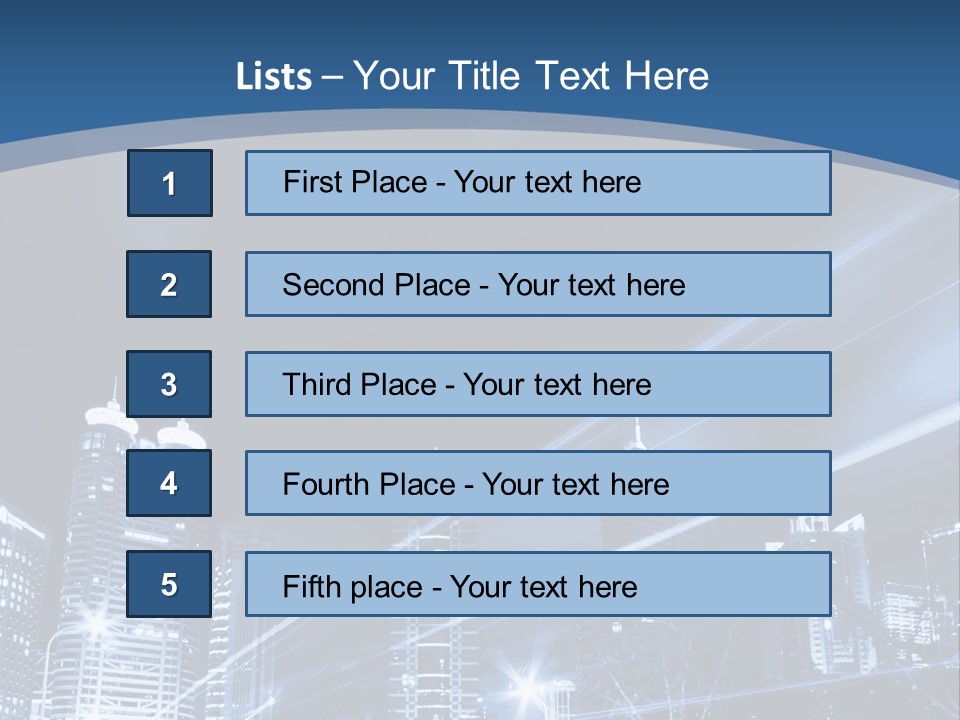 Road Landmark Speed PowerPoint Template
