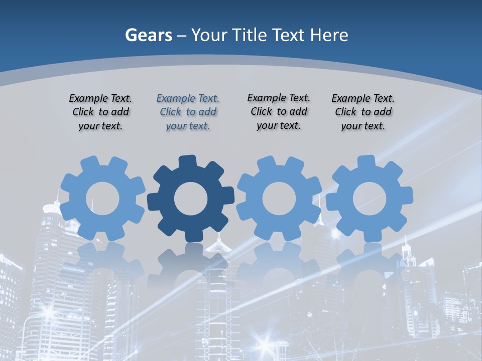 Road Landmark Speed PowerPoint Template