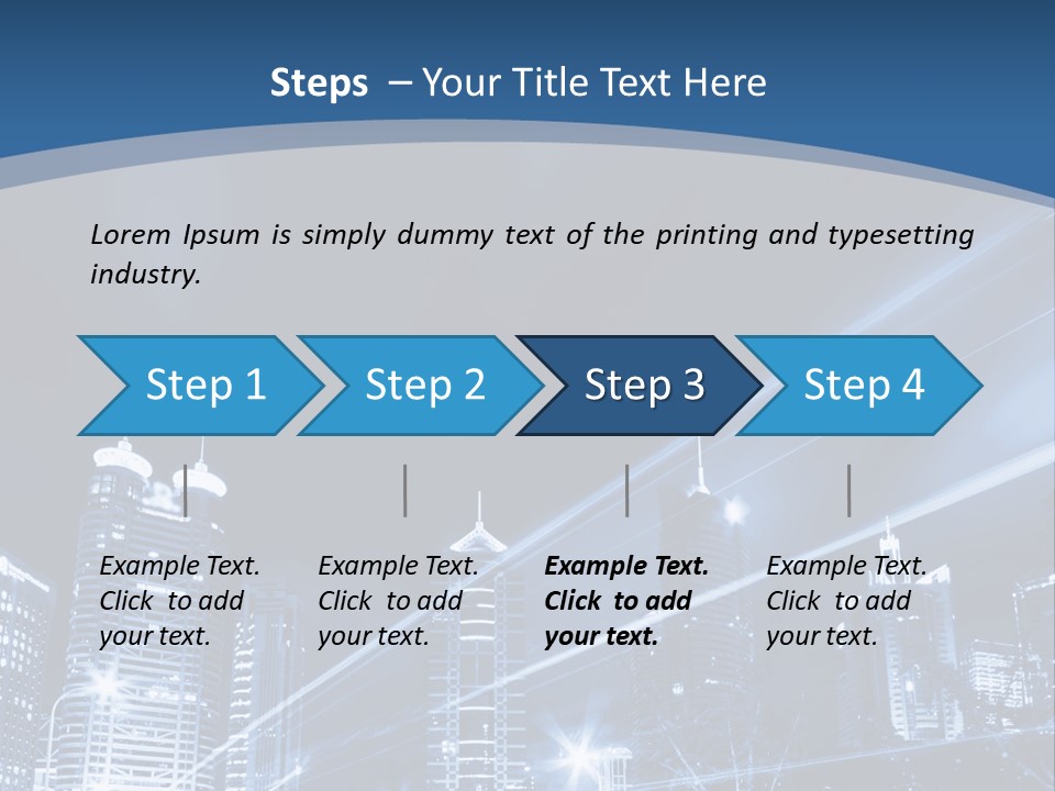 Road Landmark Speed PowerPoint Template