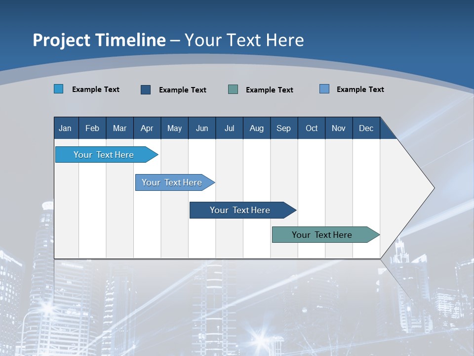 Road Landmark Speed PowerPoint Template