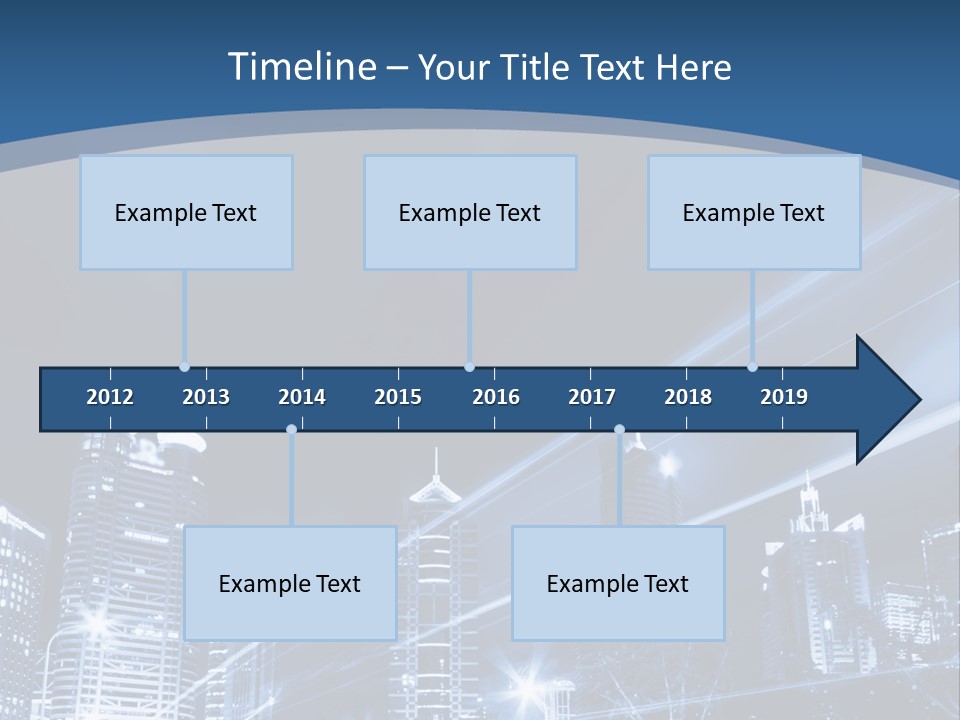 Road Landmark Speed PowerPoint Template