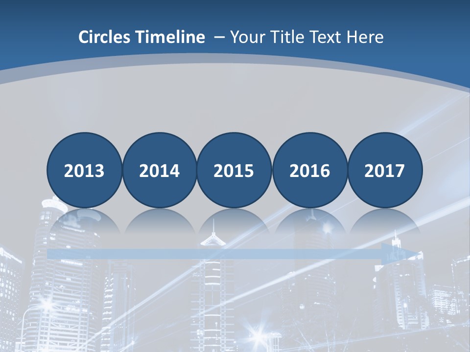 Road Landmark Speed PowerPoint Template