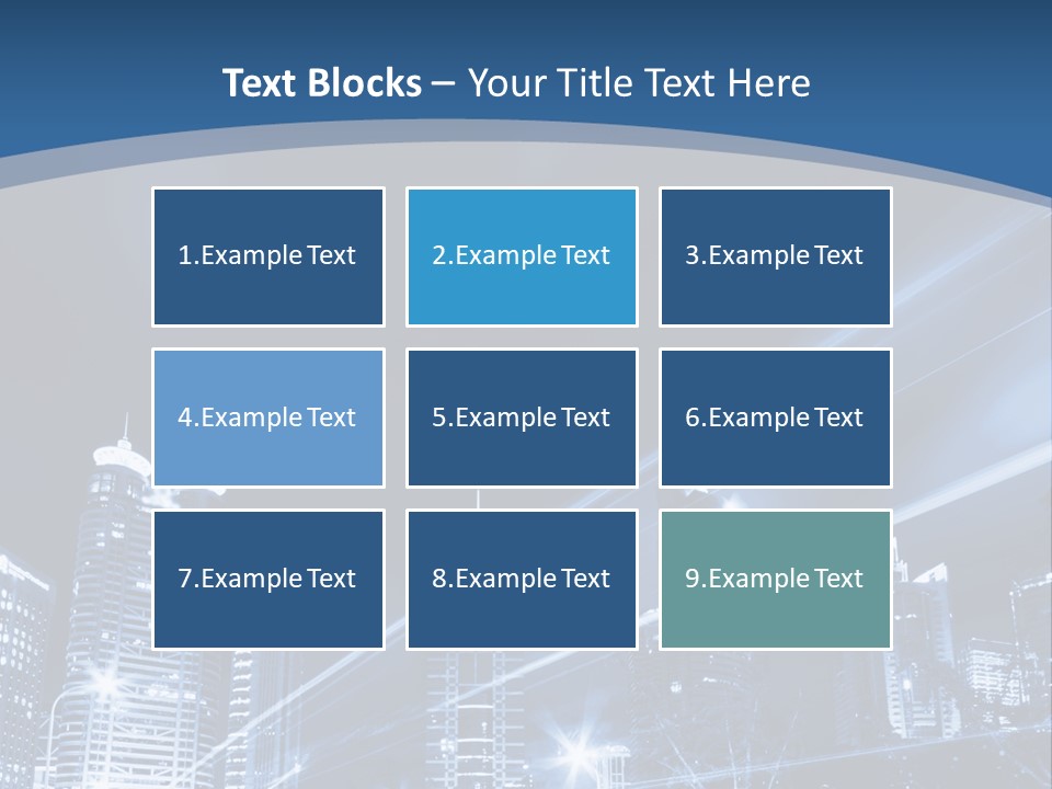 Road Landmark Speed PowerPoint Template