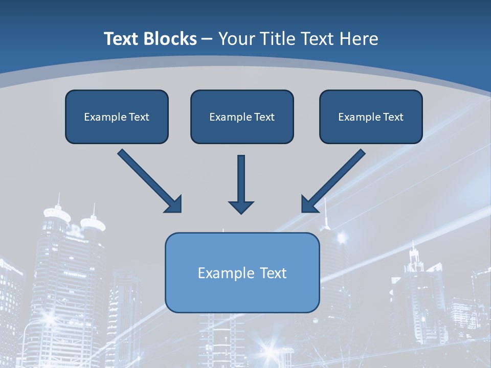 Road Landmark Speed PowerPoint Template