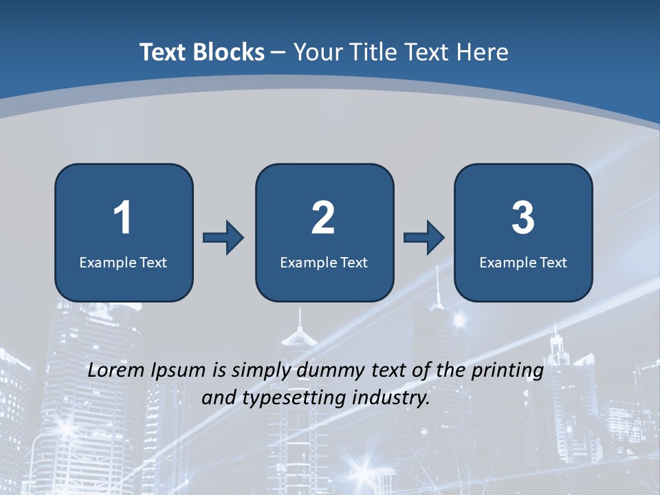 Road Landmark Speed PowerPoint Template