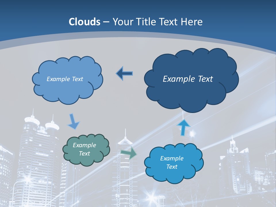 Road Landmark Speed PowerPoint Template