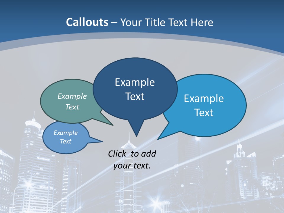 Road Landmark Speed PowerPoint Template