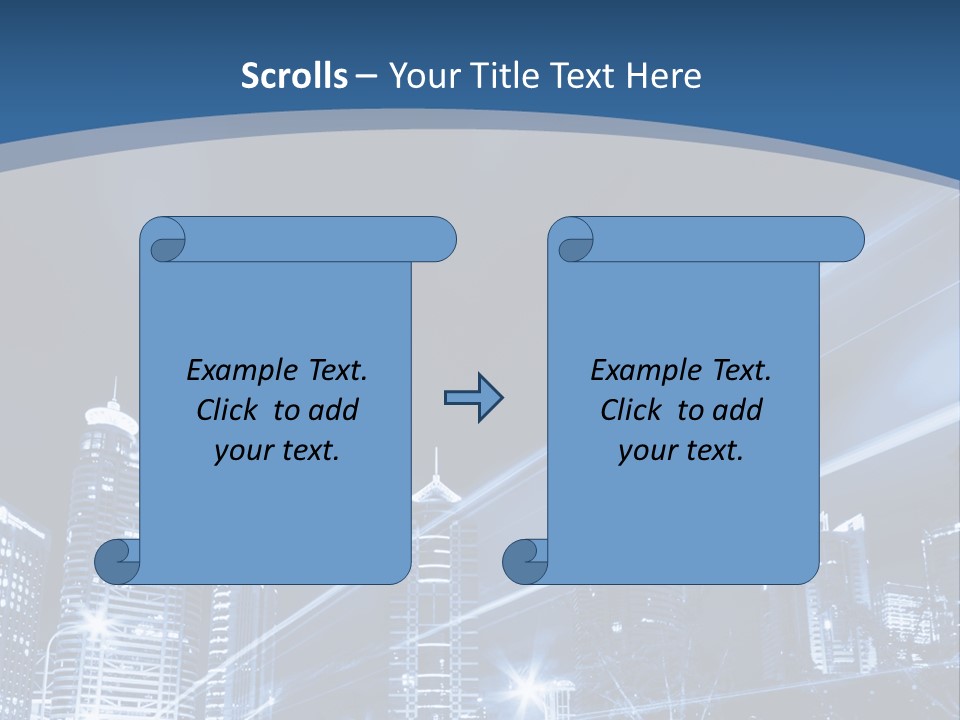 Road Landmark Speed PowerPoint Template
