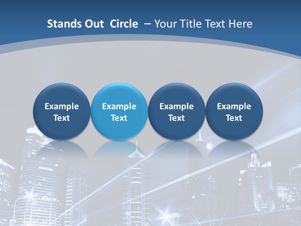 Road Landmark Speed PowerPoint Template