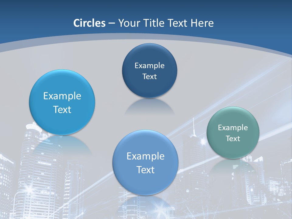 Road Landmark Speed PowerPoint Template
