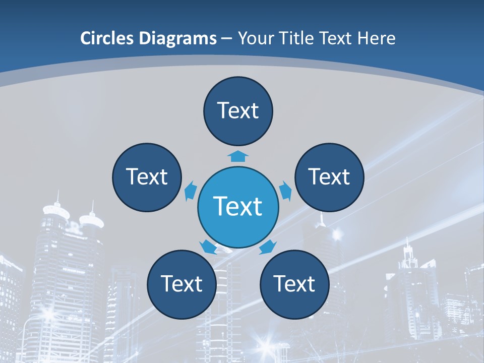Road Landmark Speed PowerPoint Template