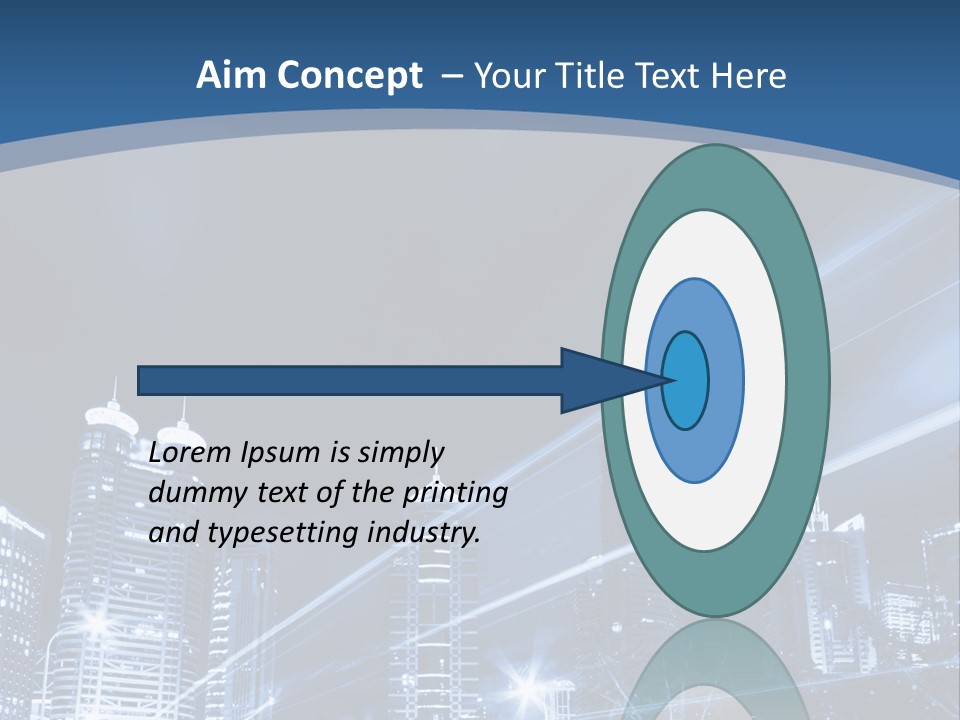 Road Landmark Speed PowerPoint Template