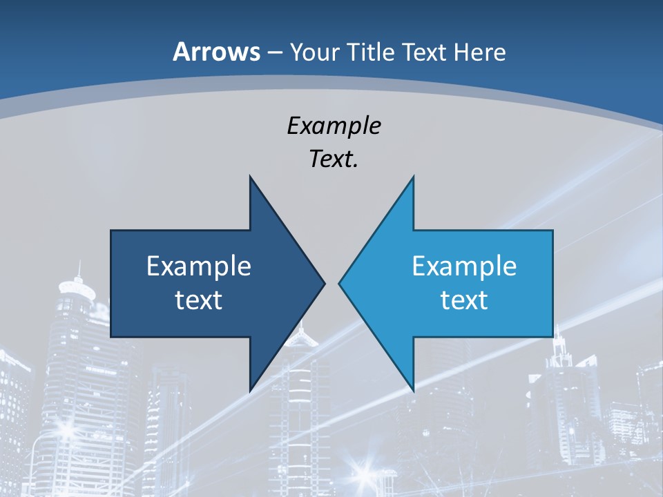 Road Landmark Speed PowerPoint Template