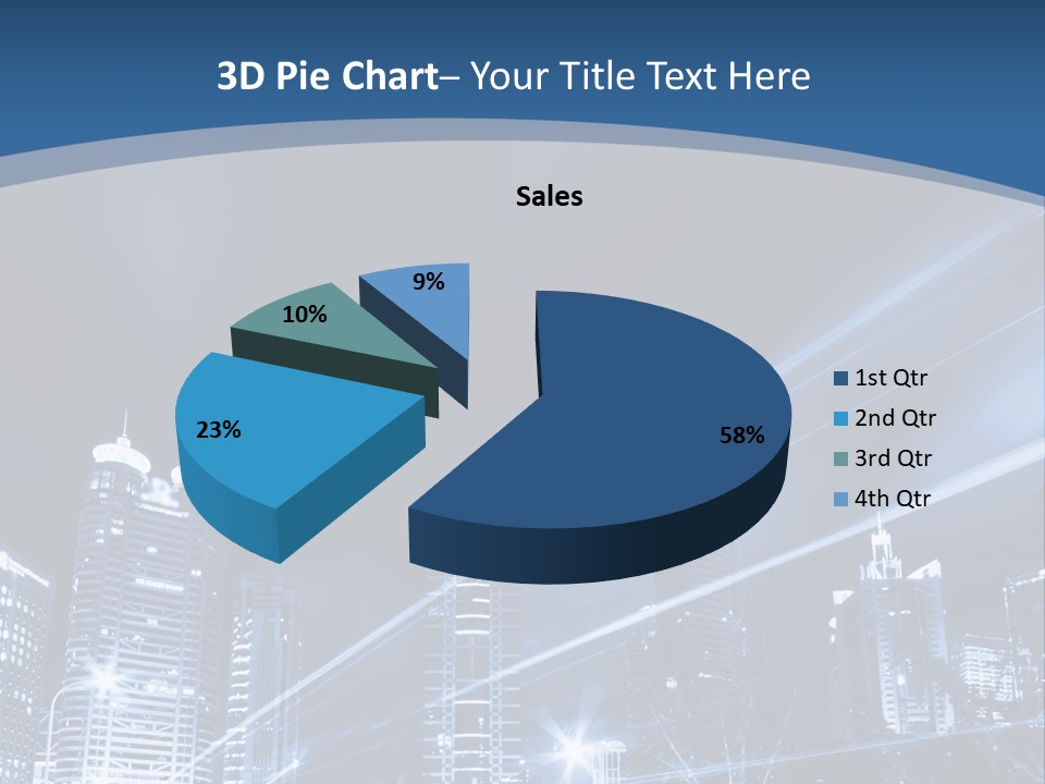 Road Landmark Speed PowerPoint Template