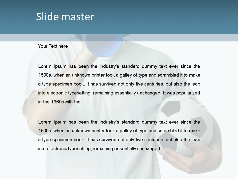 Sport Flag PowerPoint Template