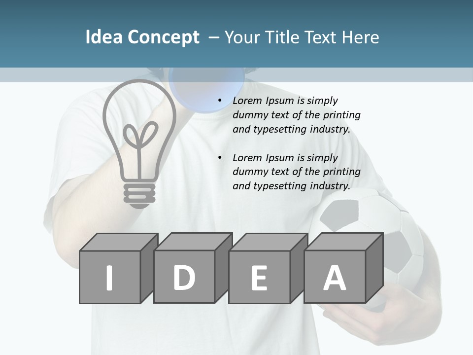 Sport Flag PowerPoint Template