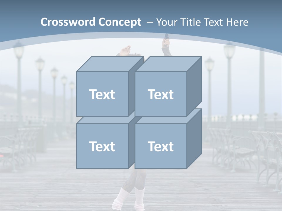 One Brunette Autumn PowerPoint Template