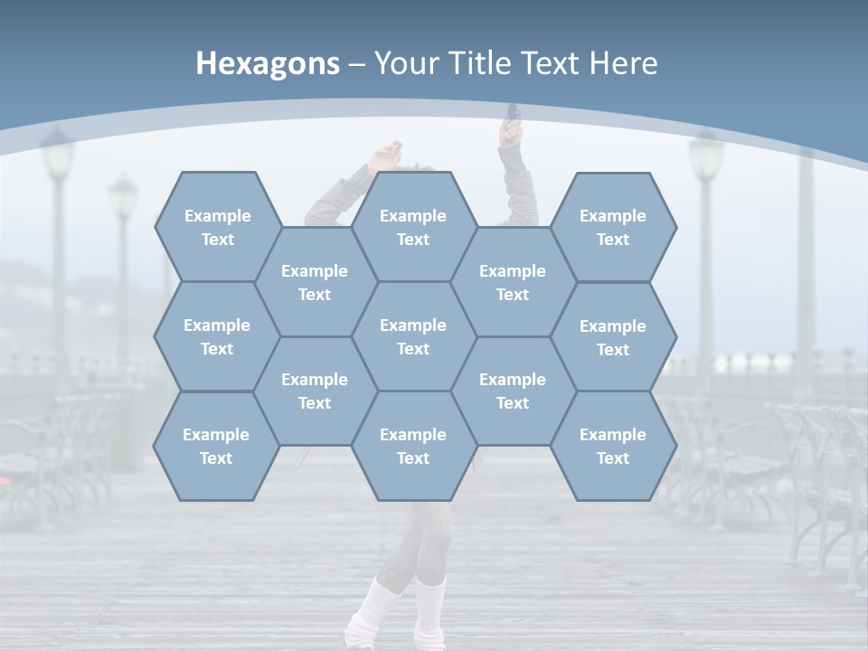 One Brunette Autumn PowerPoint Template