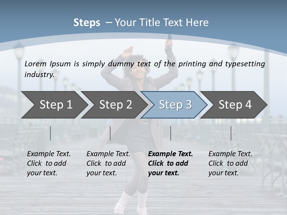 One Brunette Autumn PowerPoint Template