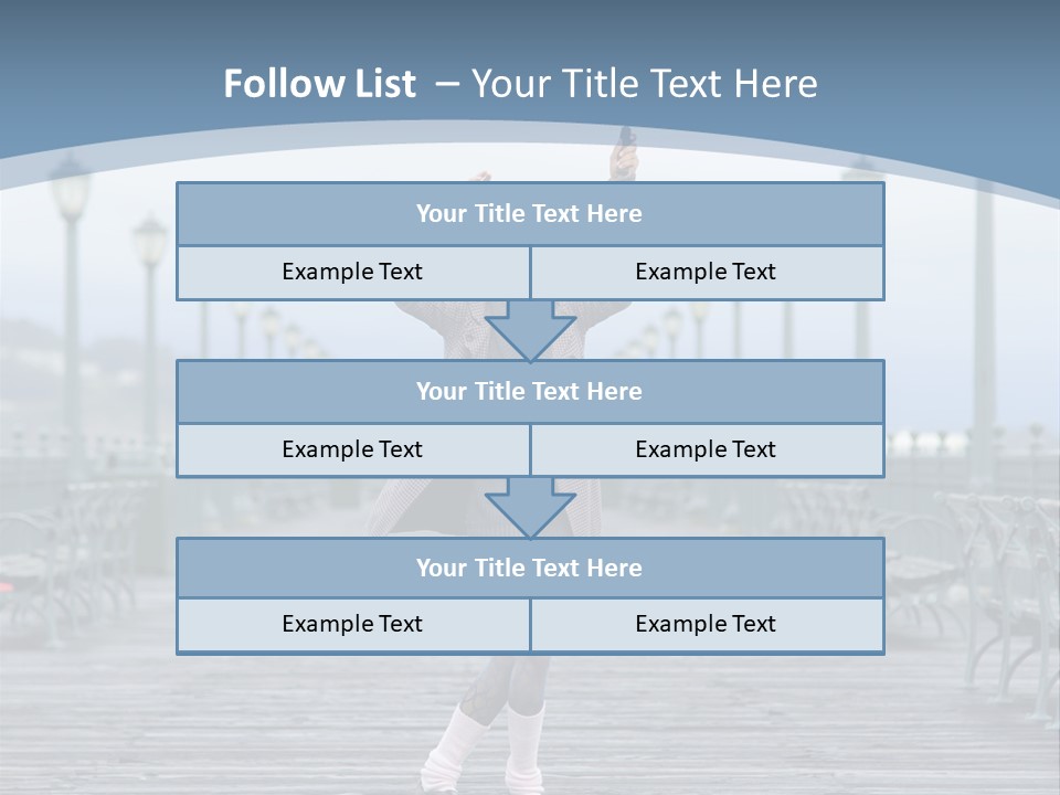 One Brunette Autumn PowerPoint Template