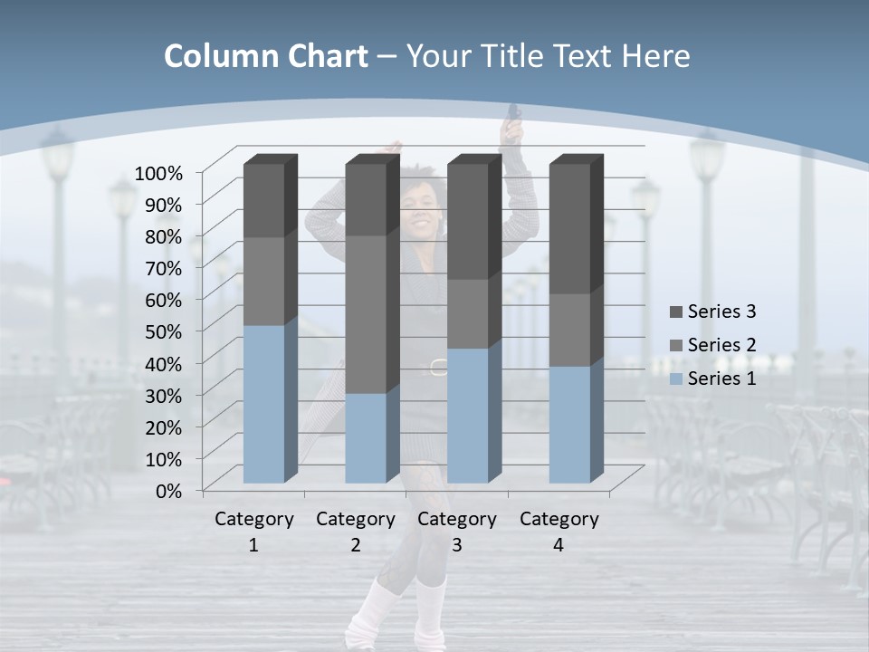 One Brunette Autumn PowerPoint Template