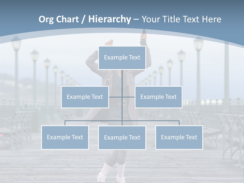 One Brunette Autumn PowerPoint Template