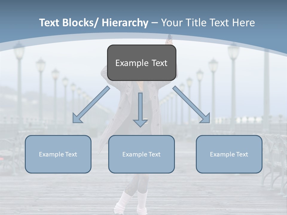 One Brunette Autumn PowerPoint Template