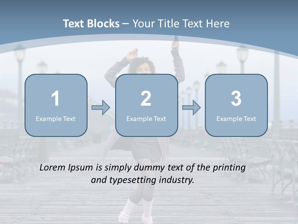 One Brunette Autumn PowerPoint Template