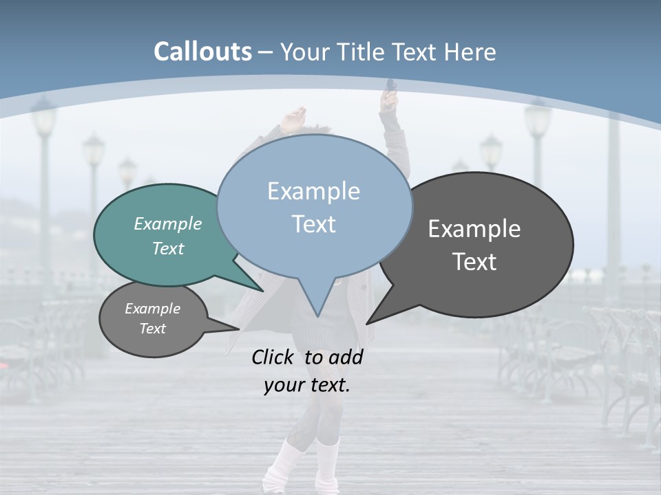 One Brunette Autumn PowerPoint Template