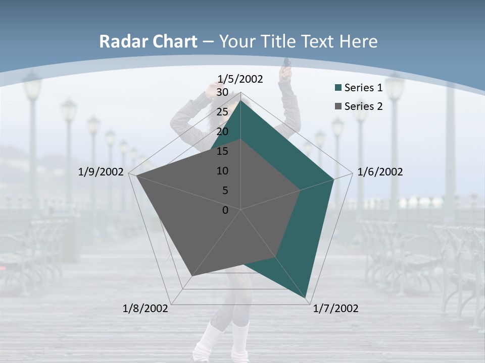 One Brunette Autumn PowerPoint Template