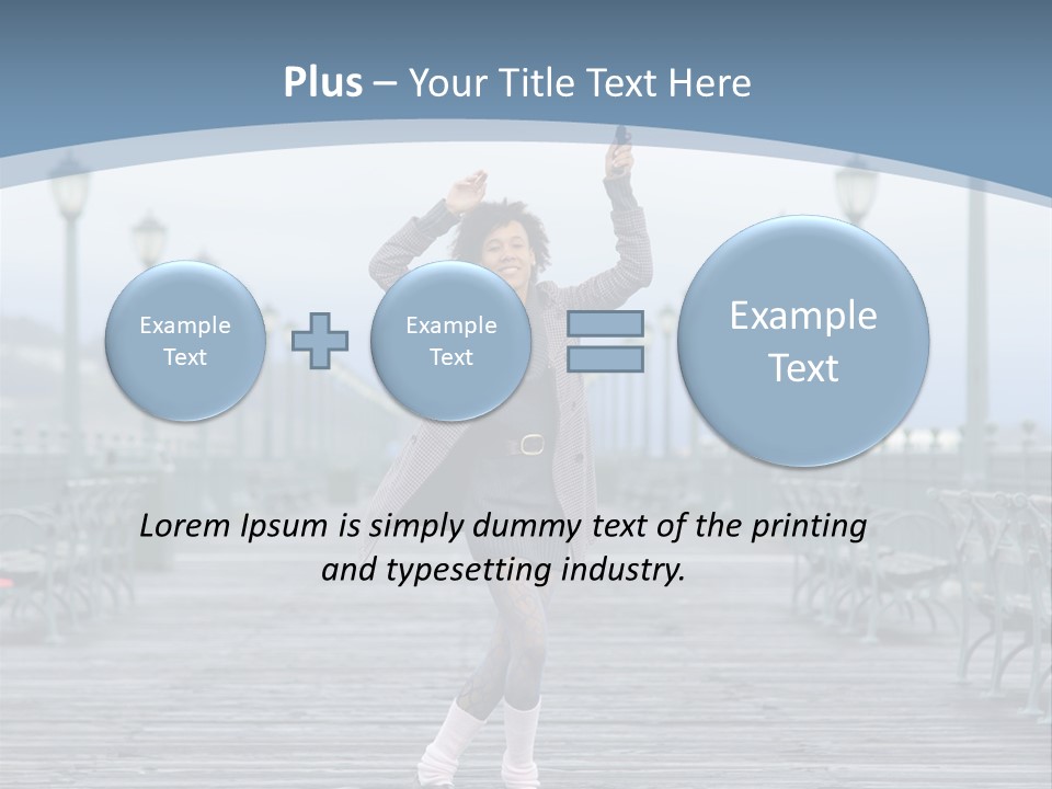 One Brunette Autumn PowerPoint Template