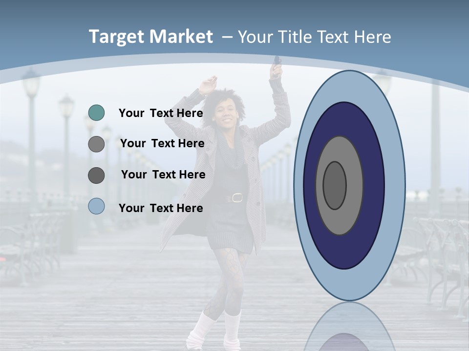 One Brunette Autumn PowerPoint Template