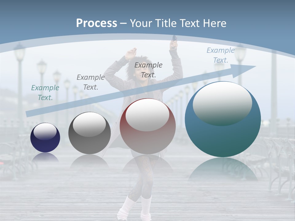 One Brunette Autumn PowerPoint Template