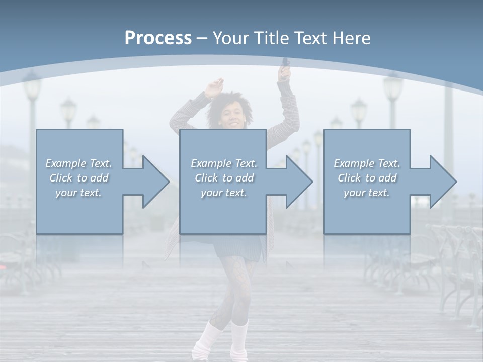 One Brunette Autumn PowerPoint Template