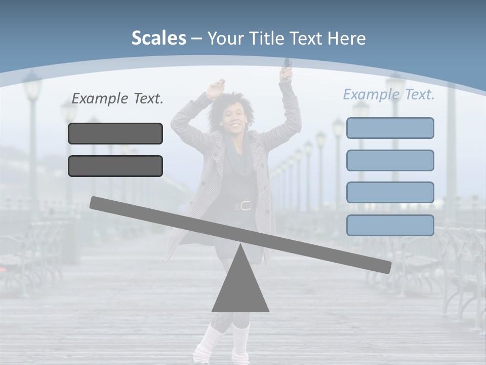 One Brunette Autumn PowerPoint Template