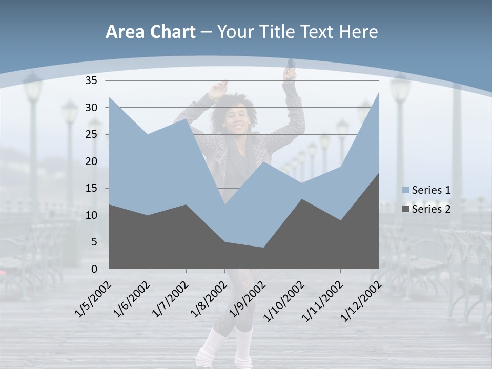 One Brunette Autumn PowerPoint Template