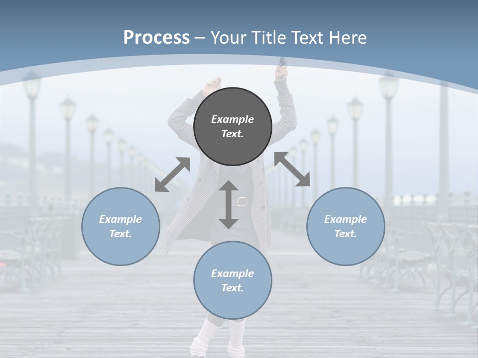 One Brunette Autumn PowerPoint Template