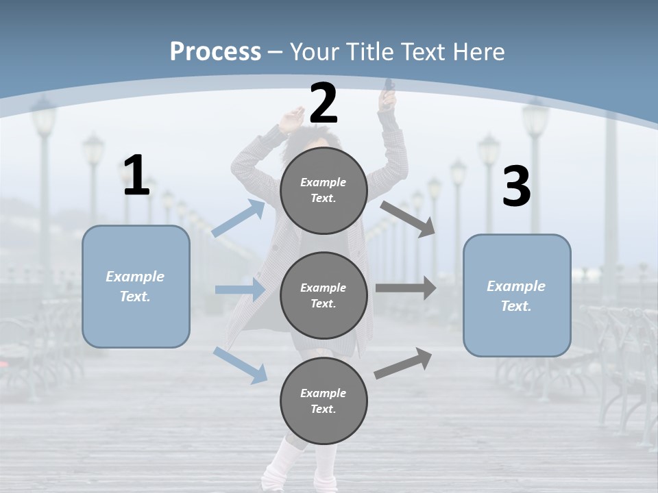 One Brunette Autumn PowerPoint Template