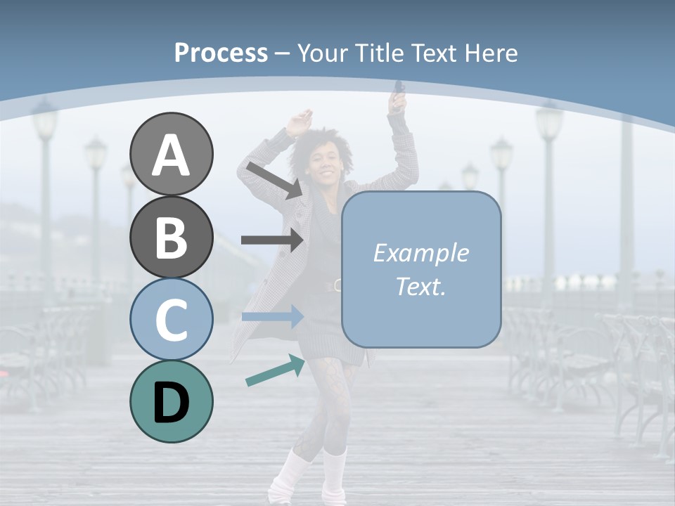 One Brunette Autumn PowerPoint Template