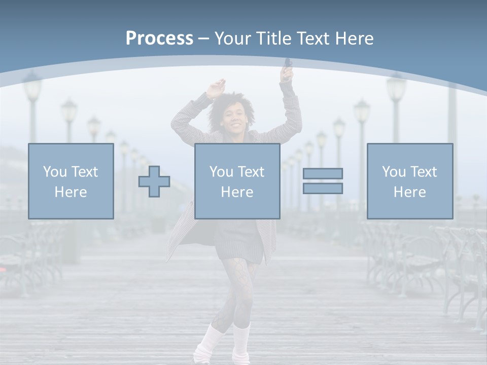 One Brunette Autumn PowerPoint Template